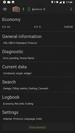 Скриншот 1 — inCarDoc PRO - OBD2 автосканер