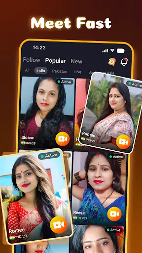 Скриншот 1 — Lumon Lite – Video Chat & Meet