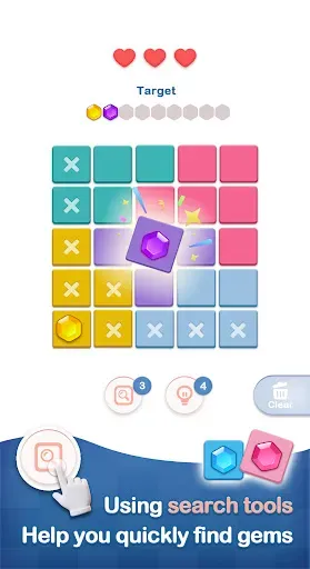 Скриншот 1 — BlockSaga – Pocket Minesweeper