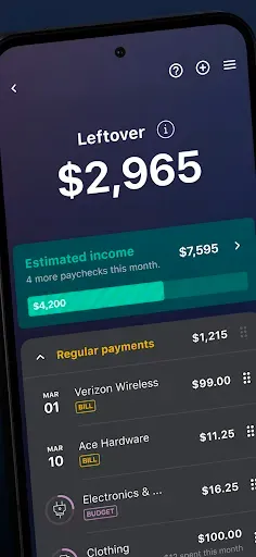 Скриншот 2 — PocketGuard・Budget Planner App