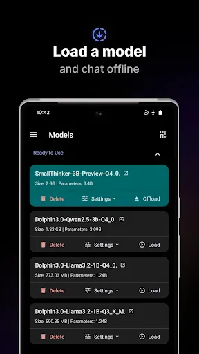 Скриншот 3 — PocketPal AI