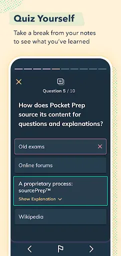 Скриншот 3 — Pocket Prep IT & Cybersecurity