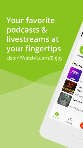 Скриншот 1 — Podcast Player App - Podbean