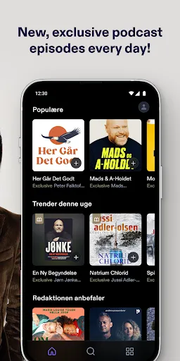 Скриншот 2 — Podimo - Podcasts & Audiobooks