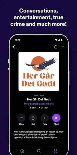 Скриншот 5 — Podimo - Podcasts & Audiobooks