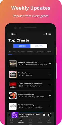Скриншот 6 — Podcast App: Podurama