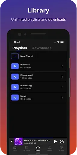 Скриншот 7 — Podcast App: Podurama