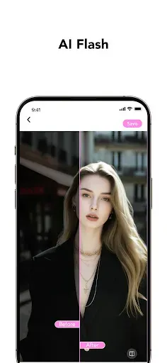Скриншот 3 — GlowCam: Selfie Light + AI