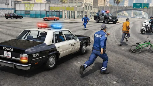 Скриншот 4 — US Police Car Escape Chase