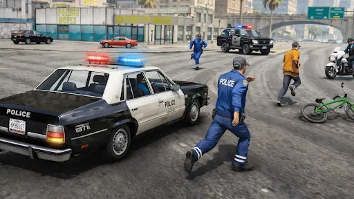 Скриншот 8 — US Police Car Escape Chase