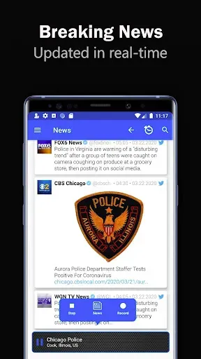Скриншот 5 — Police Scanner 5-0 Pro-Live FM