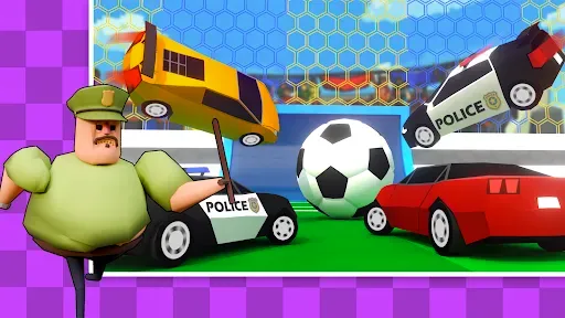 Скриншот 3 — Car Soccer 3D Car Ball Games