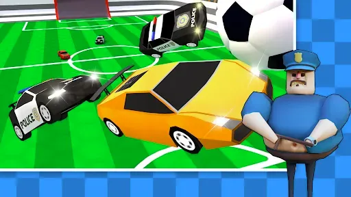 Скриншот 4 — Car Soccer 3D Car Ball Games