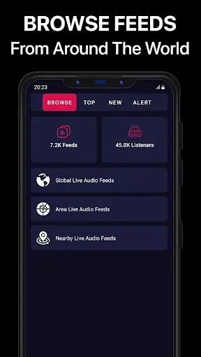 Скриншот 1 — Police Scanner Pro - App