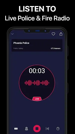 Скриншот 3 — Police Scanner Pro - App