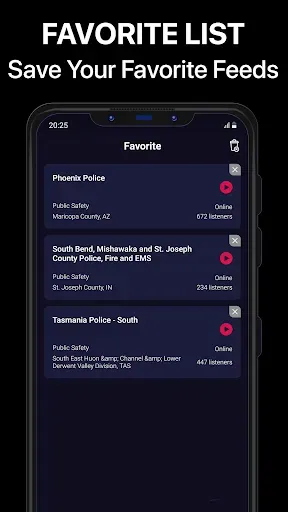 Скриншот 5 — Police Scanner Pro - App