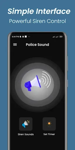 Скриншот 6 — Police Siren - Police Sounds