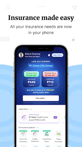 Скриншот 1 — Policybazaar - Buy Insurance