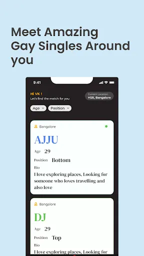 Скриншот 1 — Polo App – Gay Dating (गे)