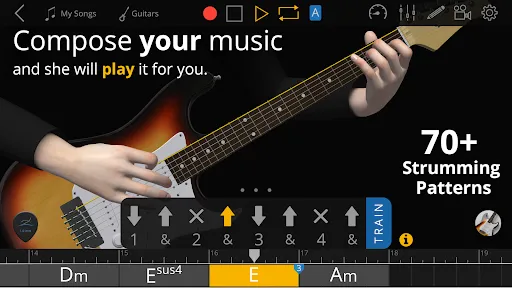 Скриншот 2 — Guitar3D Studio: Learn Guitar