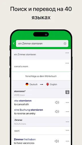 Скриншот 3 — Переводчик и словарь PONS