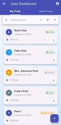 Скриншот 1 — Pool Chemical Calculator