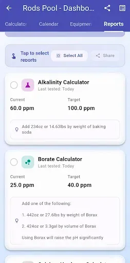 Скриншот 6 — Pool Chemical Calculator