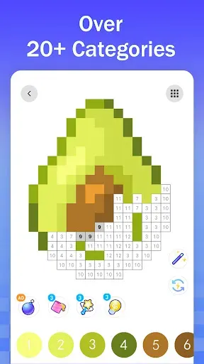 Скриншот 1 — Pop Pixel- Color By Number