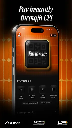 Скриншот 1 — POP UPI, Shopping, Credit Card