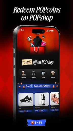 Скриншот 3 — POP UPI, Shopping, Credit Card