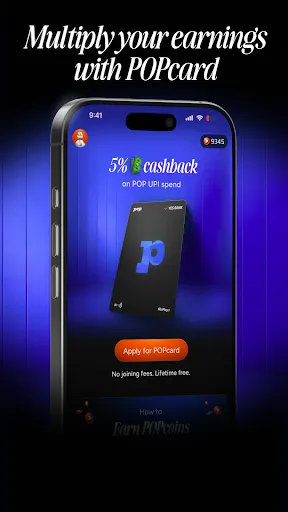 Скриншот 5 — POP UPI, Shopping, Credit Card