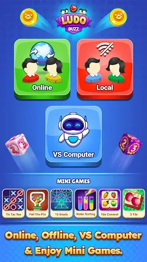 Скриншот 2 — Ludo Buzz - Multiplayer Game