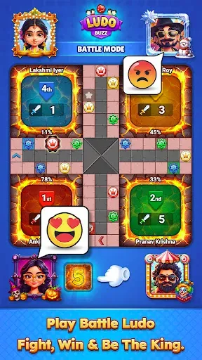 Скриншот 3 — Ludo Buzz - Multiplayer Game