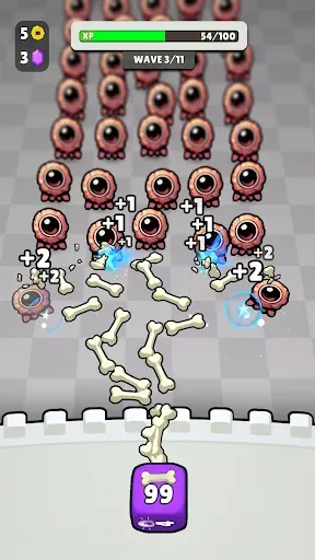Скриншот 1 — Dice vs Monsters: Roguelike TD