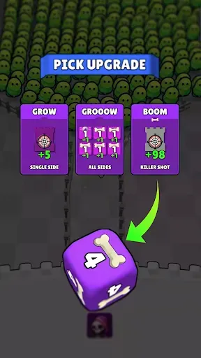 Скриншот 2 — Dice vs Monsters: Roguelike TD