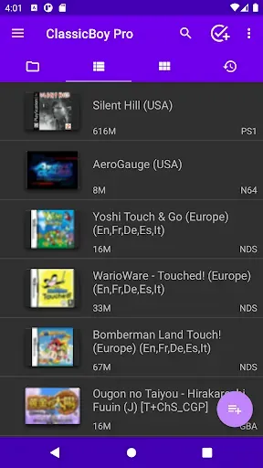 Скриншот 1 — ClassicBoy Pro - Game Emulator