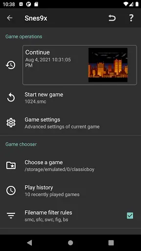 Скриншот 3 — Эмулятор ретро-игр ClassicBoy