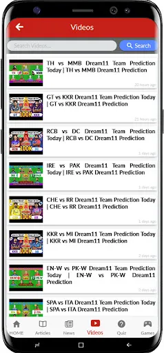 Скриншот 7 — Possible11 Fantasy Prediction