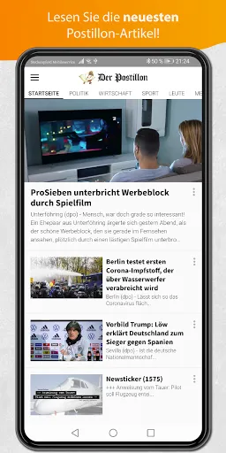 Скриншот 1 — Der Postillon