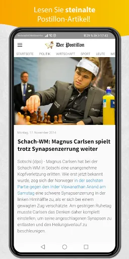 Скриншот 2 — Der Postillon