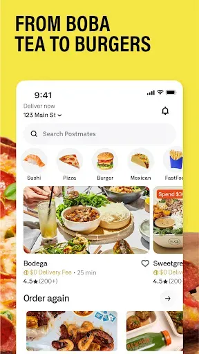 Скриншот 8 — Postmates - Food Delivery