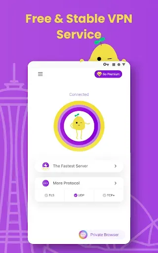 Скриншот 1 — VPN PotatoVPN - WiFi Proxy