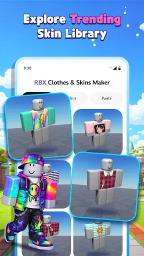Скриншот 3 — RBX Clothes & Skins Maker