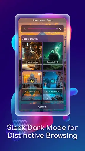 Скриншот 2 — Power Browser-Block Ads & Earn