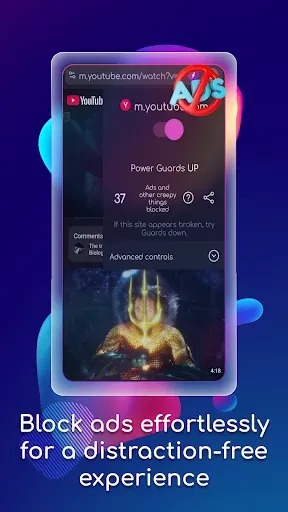 Скриншот 6 — Power Browser-Block Ads & Earn