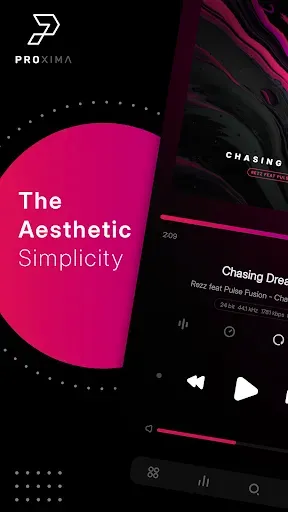 Скриншот 1 — Proxima - Poweramp Skin