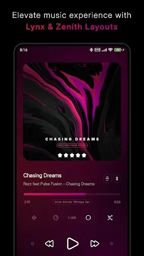 Скриншот 3 — Proxima - Poweramp Skin
