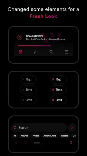 Скриншот 7 — Proxima - Poweramp Skin