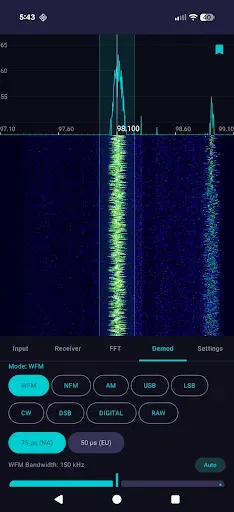 Скриншот 4 — SDR Pro: Radio Signal Analyzer