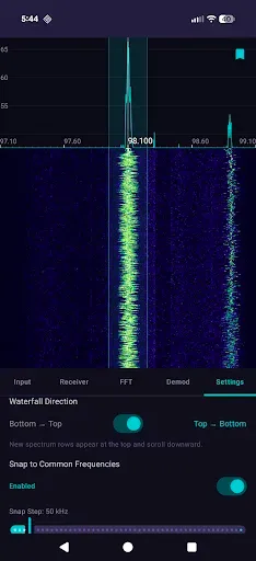 Скриншот 5 — SDR Pro: Radio Signal Analyzer